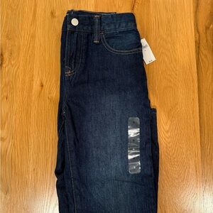 NWT Kids Dark Blue Jeans, Cozy Fleece Liner - Gap Kids
